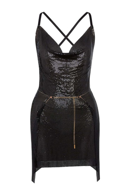 Adrianne Dress in Jet — packshot