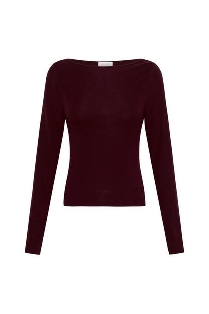 Coraline Long Sleeve Sheer Top — packshot