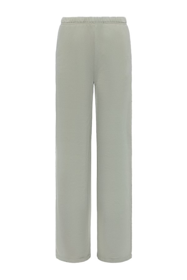 Core Fleece Wide Leg Sweatpant | Pistachio — packshot