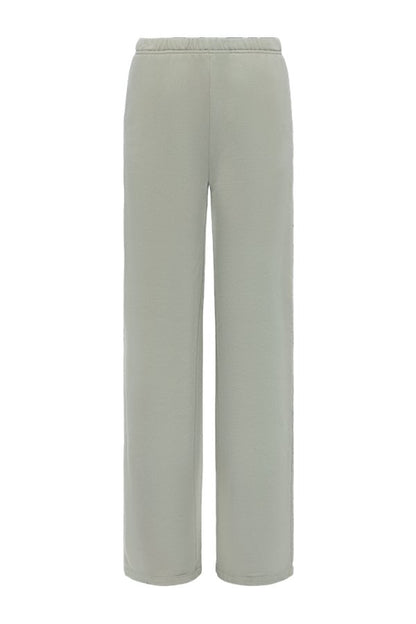 Core Fleece Wide Leg Sweatpant | Pistachio — packshot