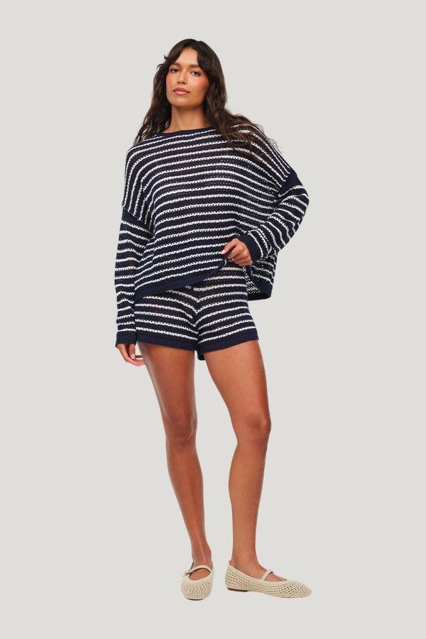 Cotton Crochet Sweater — carry 2