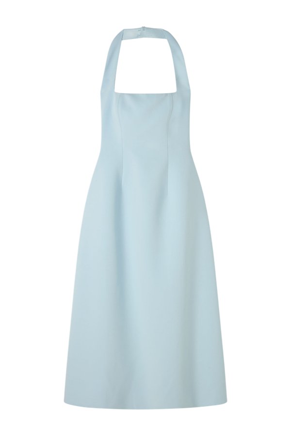 Cotton Mix Halter Midi Dress — packshot