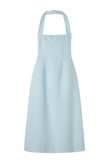 Cotton Mix Halter Midi Dress — packshot