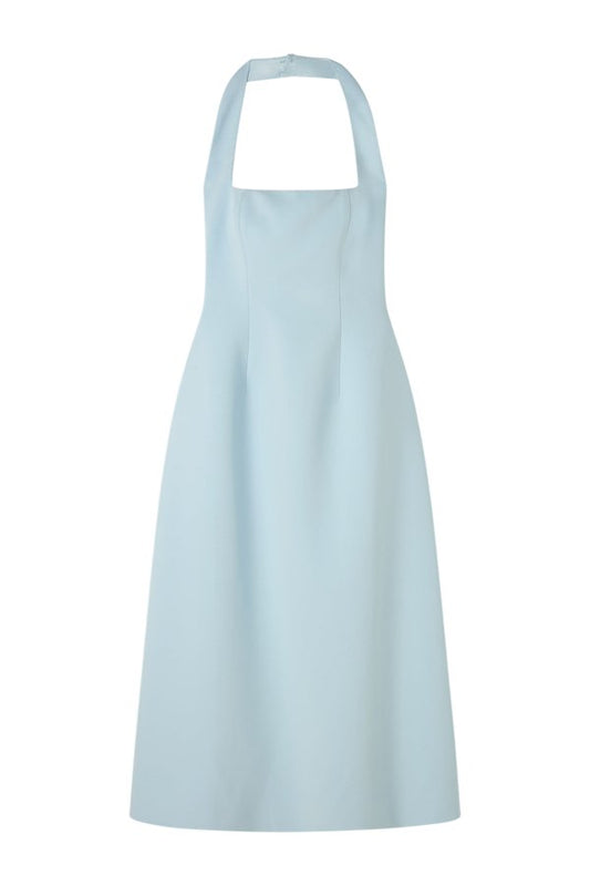 Cotton Mix Halter Midi Dress — packshot
