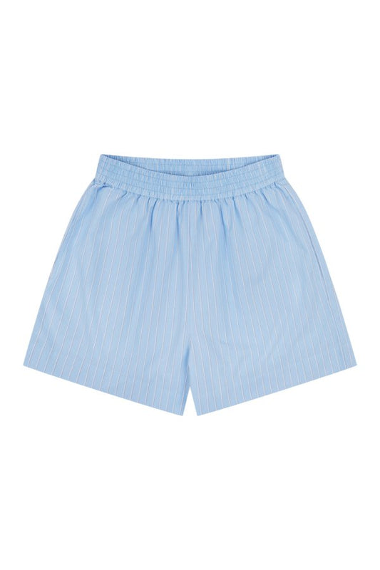 Crease Resistant Cotton Poplin High Waist Shorts — packshot