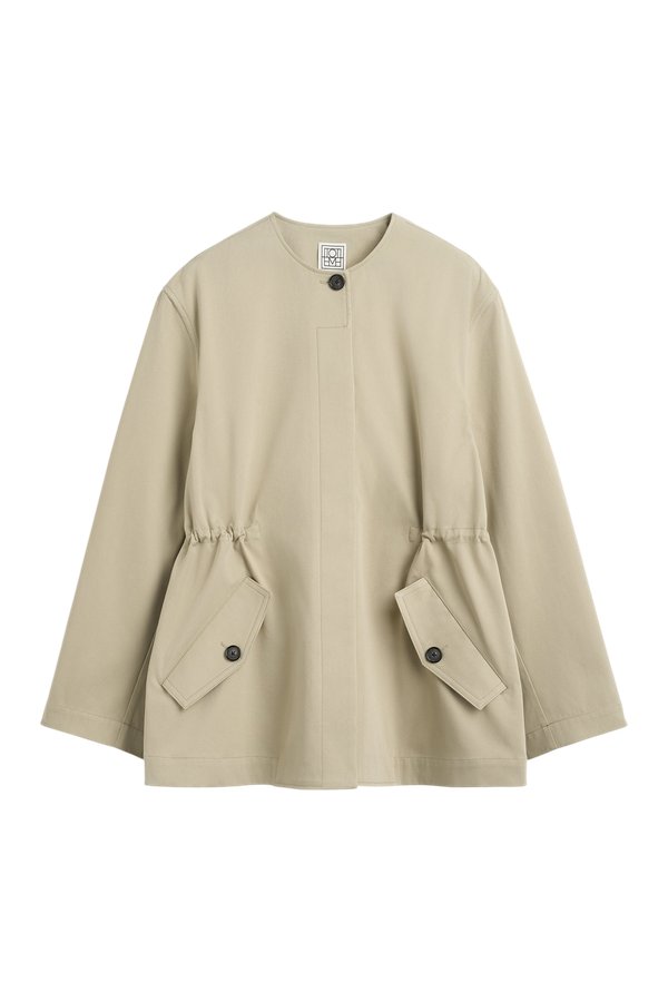 Cotton twill jacket cashew — packshot