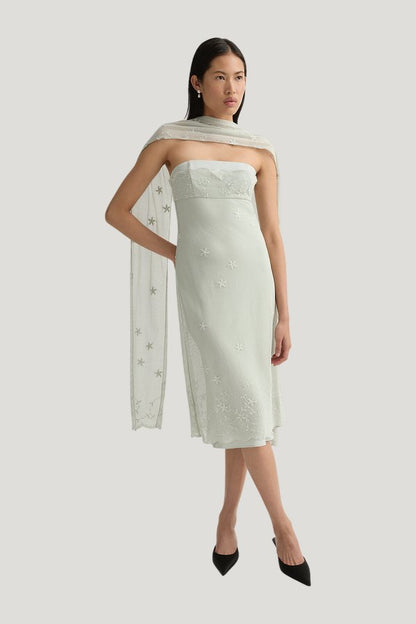 Cove Strapless Dress — model front
