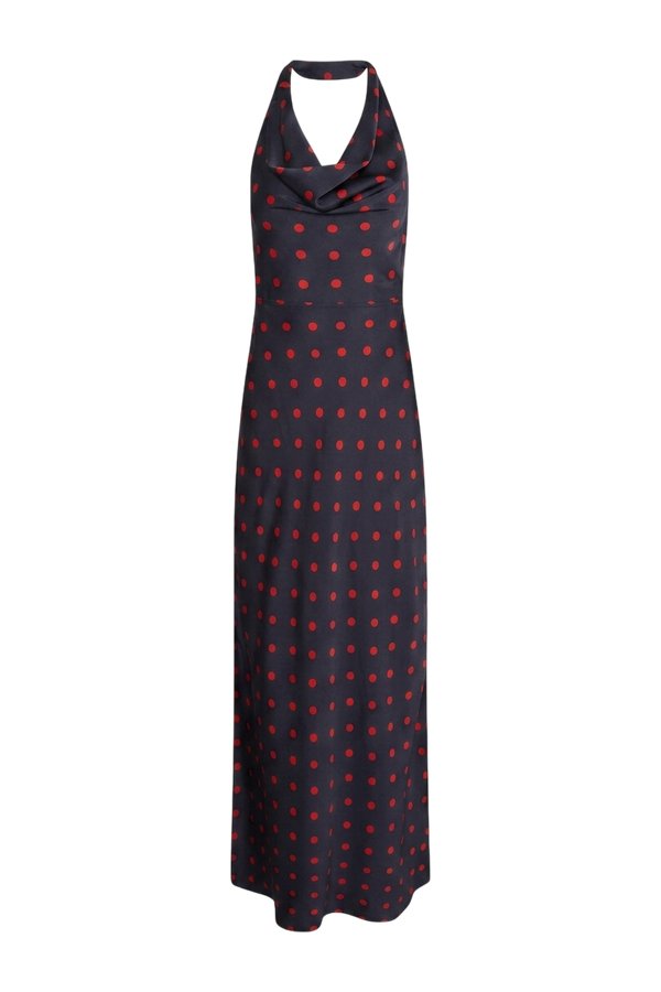Cowl Halter Maxi Dress — packshot