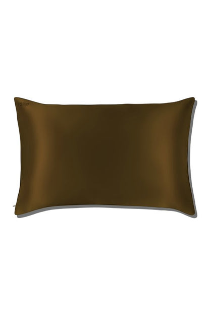 Dark Brown Queen Zippered Pillowcase — packshot