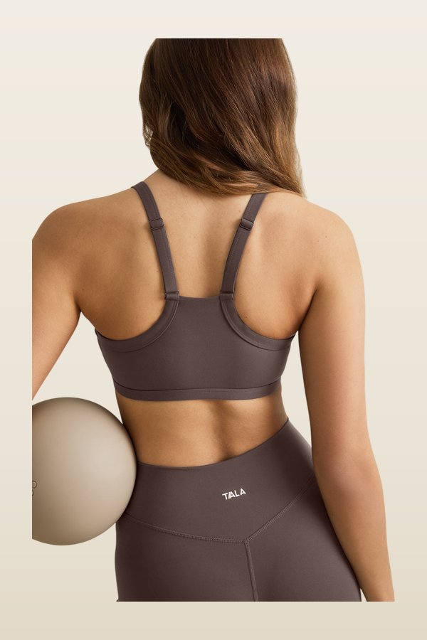 DayFlex Bandeau Sports Bra — model back