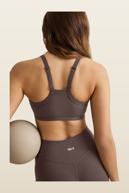 DayFlex Bandeau Sports Bra — model back