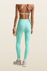 DayFlex Wrap High Waisted Legging - Aqua — model back