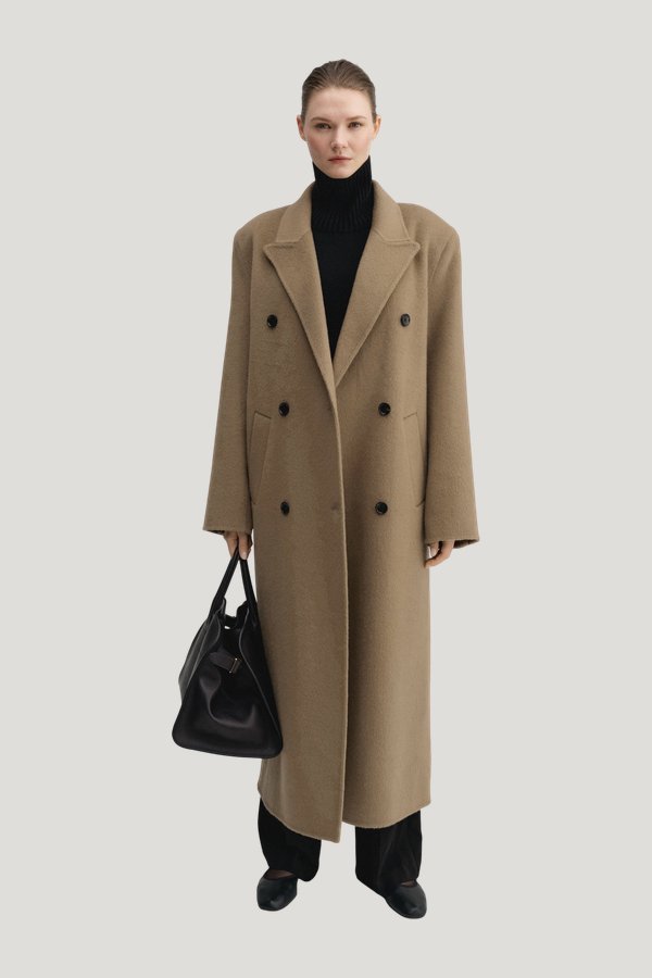 Deja Doublé Coat, — model front