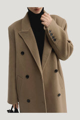 Deja Doublé Coat, — model side