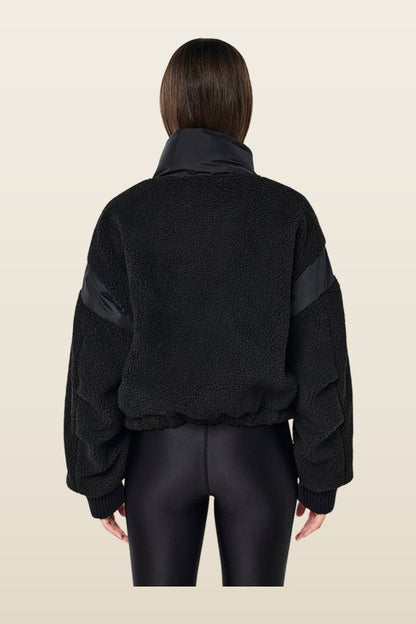 District Crop Jacket — model back