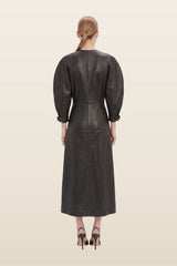 Dolman Leather Dress — carry 4