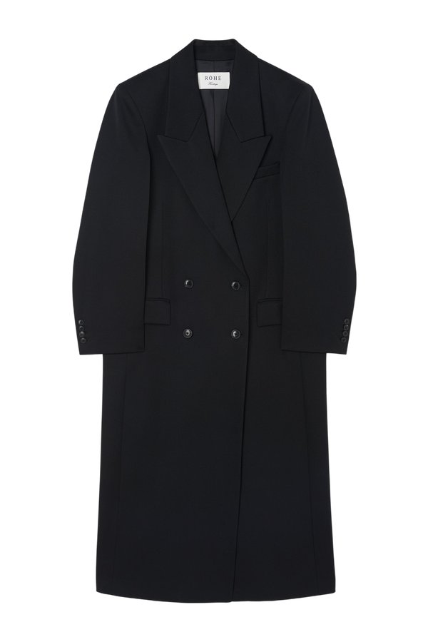 Double breasted tailored coat — packshot