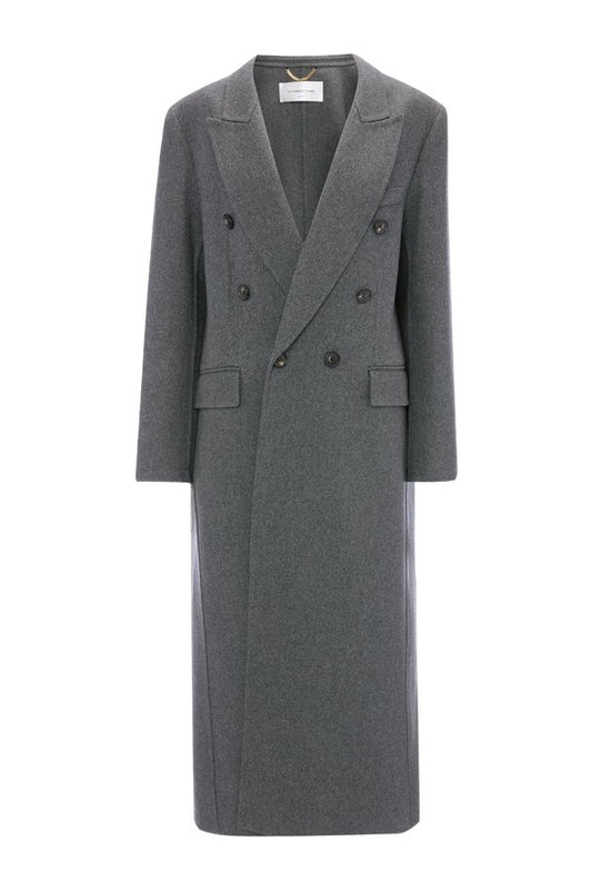 Overcoat In Grey Melange — packshot
