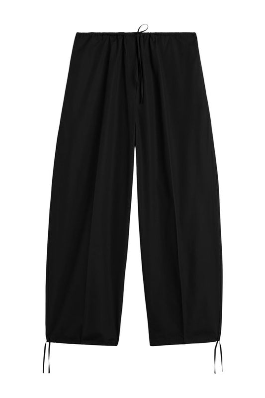 Drawstring cotton trousers — packshot