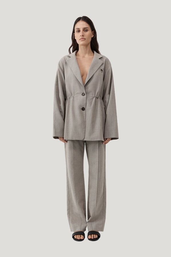 Drawstring Waist Blazer — carry 2