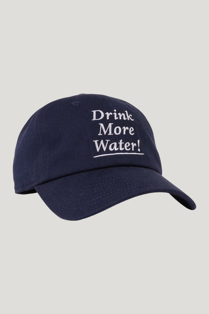 Drink More Water Hat — model side