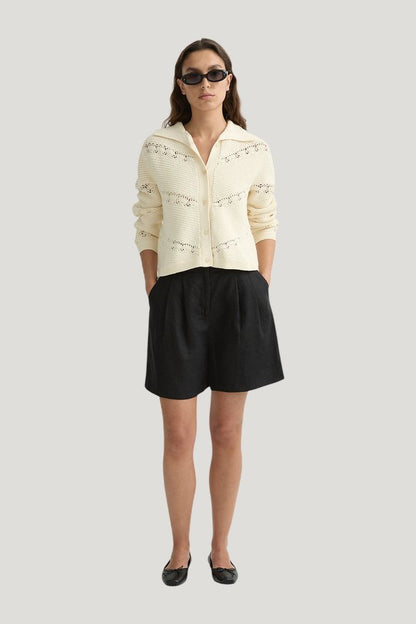 Dylan Cardigan — model front