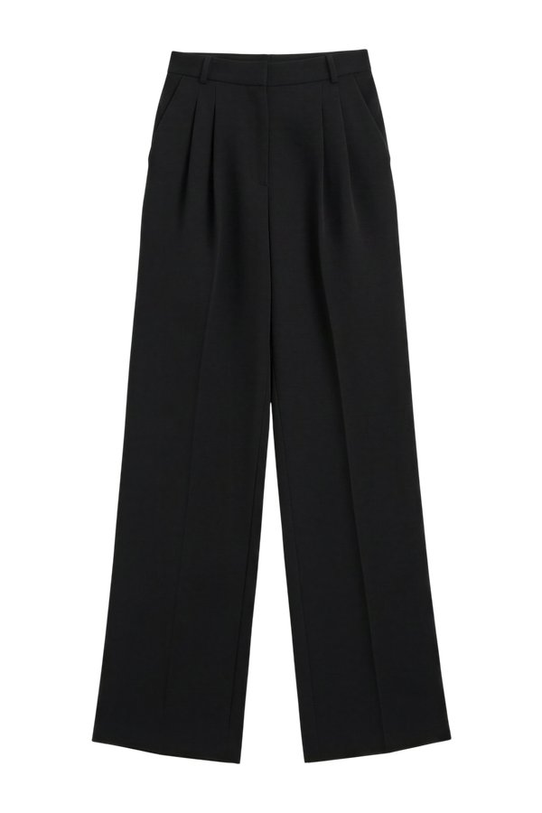 Effortless Pleated Wide Leg Trousers — packshot