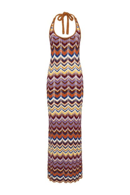 Elisa Maxi Dress Cadaquès Stripe — packshot