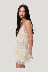 Elysia Cotton-Silk Crop Top — model side
