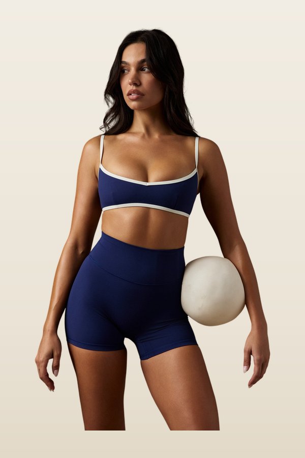 Elysian Short - Midnight Jersey — model back