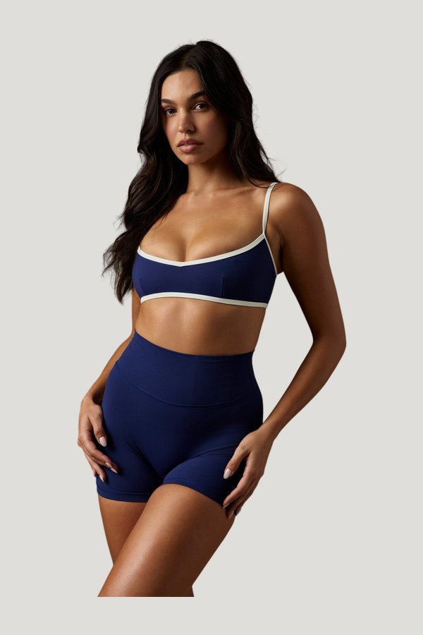 Elysian Short - Midnight Jersey — model front