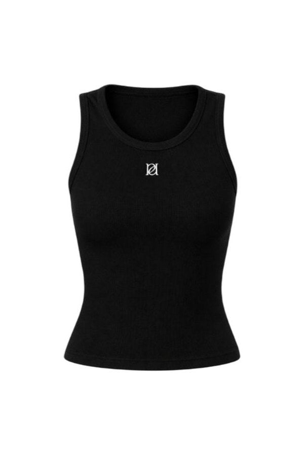 Ribbed Emblem Vest Top — packshot