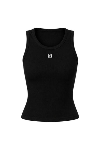 Ribbed Emblem Vest Top — packshot
