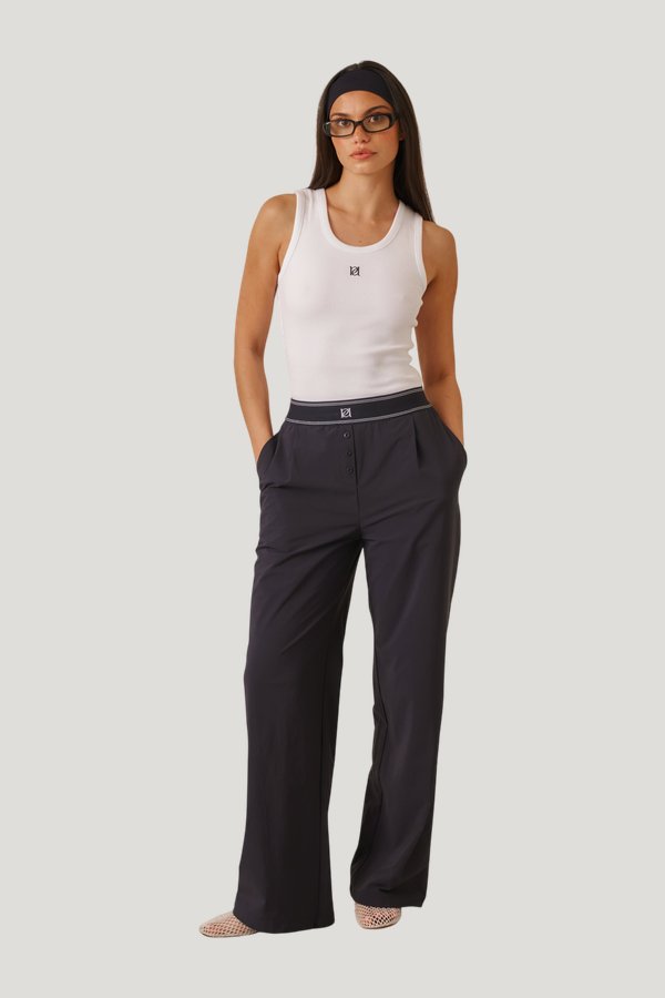 Ribbed Emblem Vest Top — carry 2