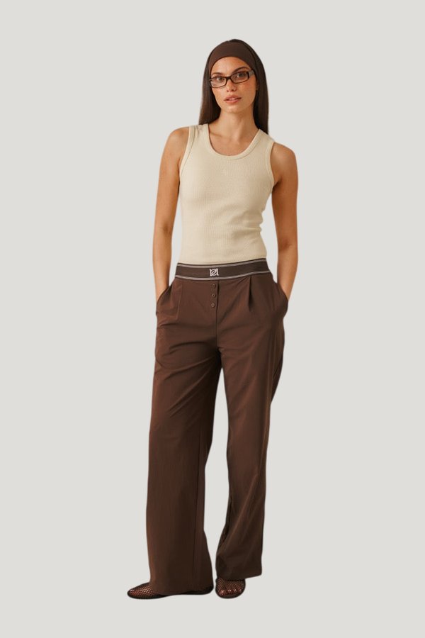 Ribbed Emblem Vest Top — carry 2