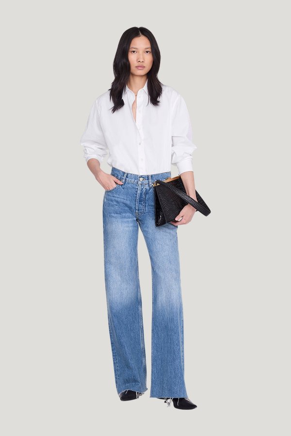 Essie Shirt - White — model front