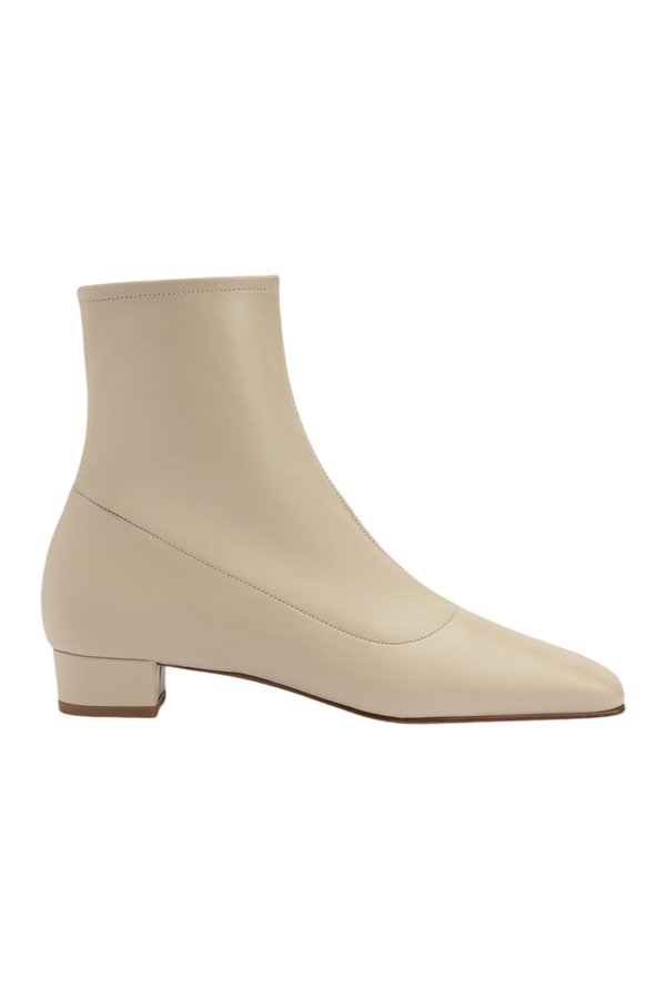 Este White Leather Ankle Boot — packshot