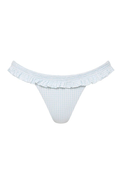 Esterel Bikini Bottom Gingham Sky — packshot