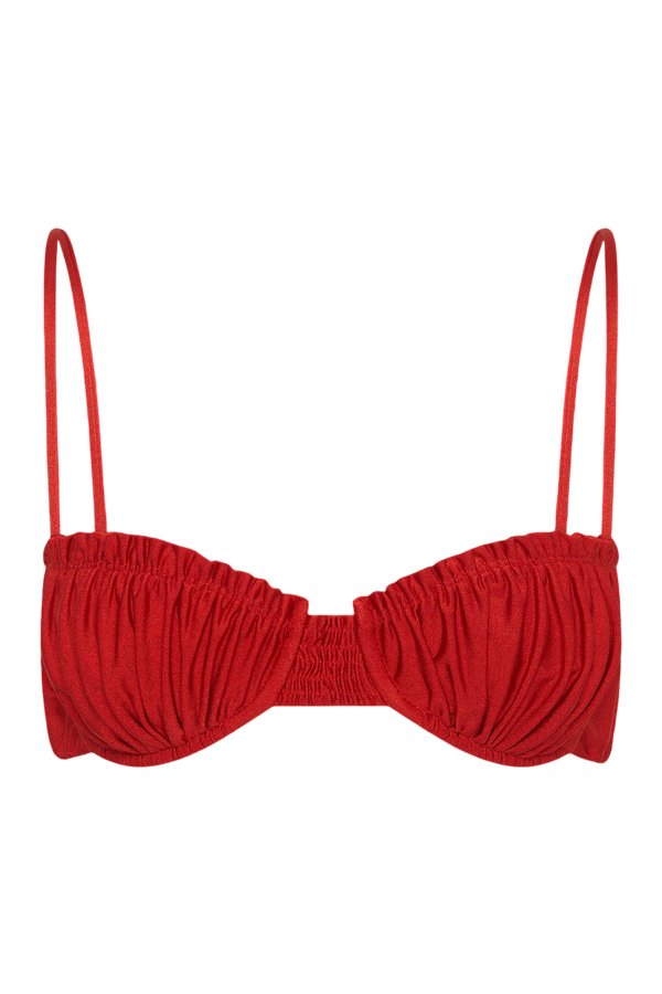 Esterel Bikini Top Scarlet — packshot