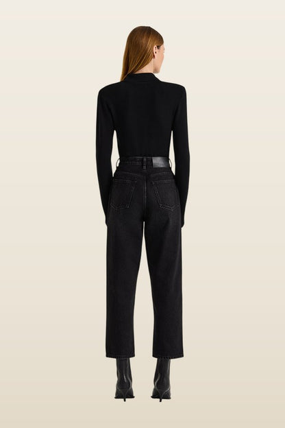 Everly Cropped Jean — model back