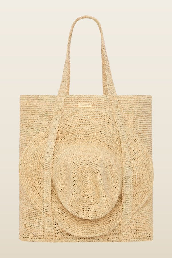 Exuma Bag - Natural — model back