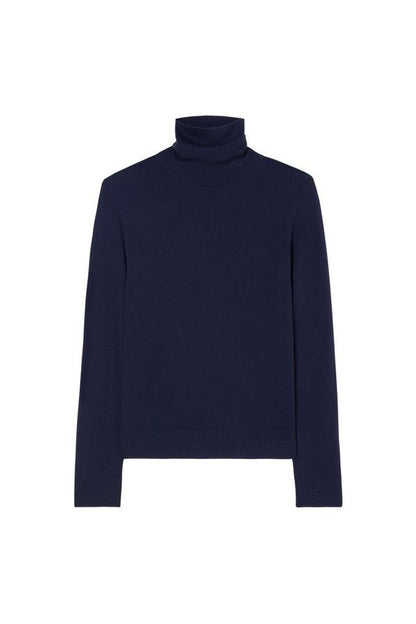 Fine-knit wool cashmere turtleneck — packshot