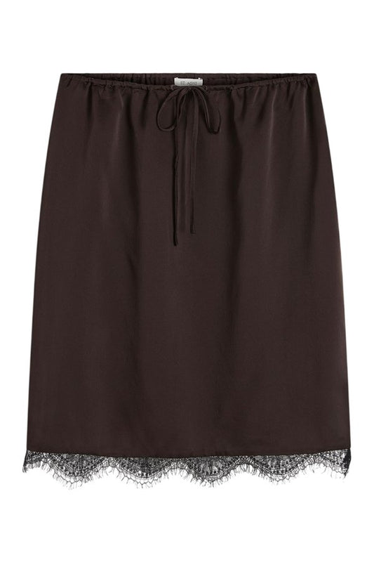 Fine Lace Skirt - Bark — packshot