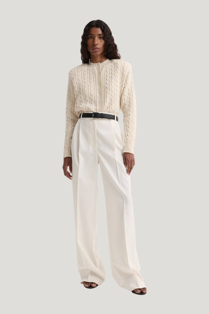 Fine merino cable cardigan — carry 2