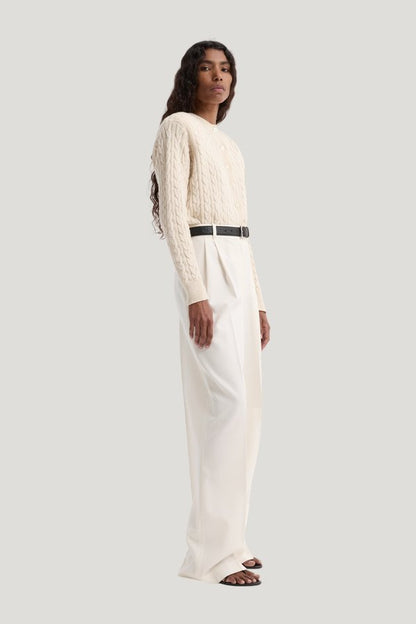 Fine merino cable cardigan — carry 3