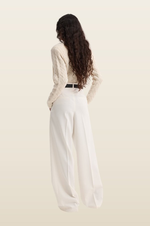 Fine merino cable cardigan — carry 4