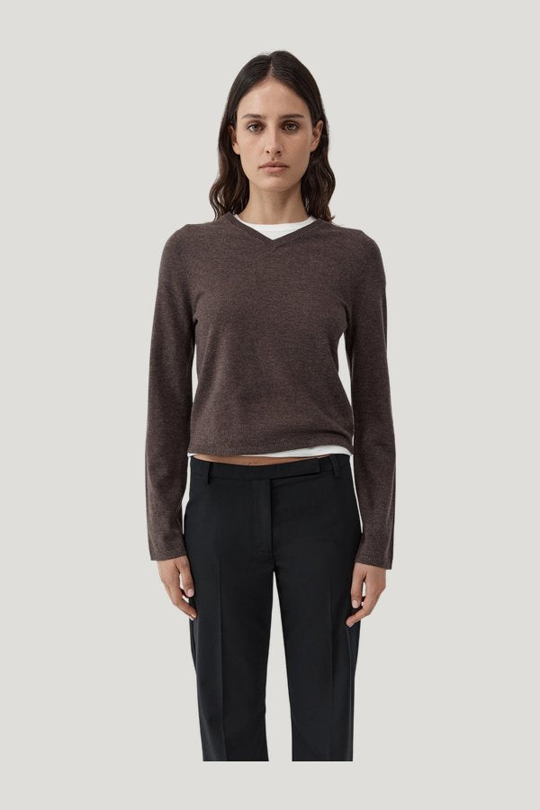 Fine Merino V Neck Sweater — carry 2