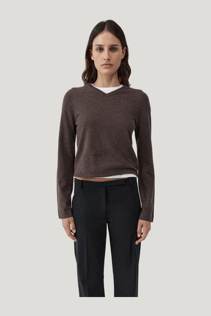 Fine Merino V Neck Sweater — carry 2