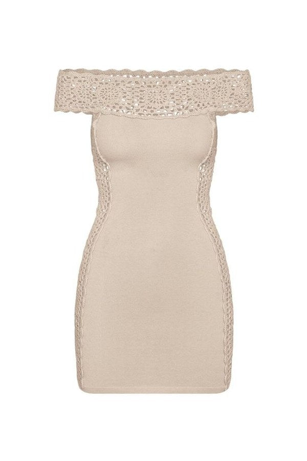 Fleur Crochet Knit Mini Dress — packshot