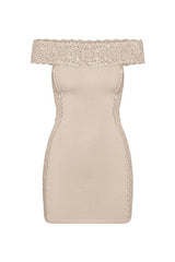 Fleur Crochet Knit Mini Dress — packshot